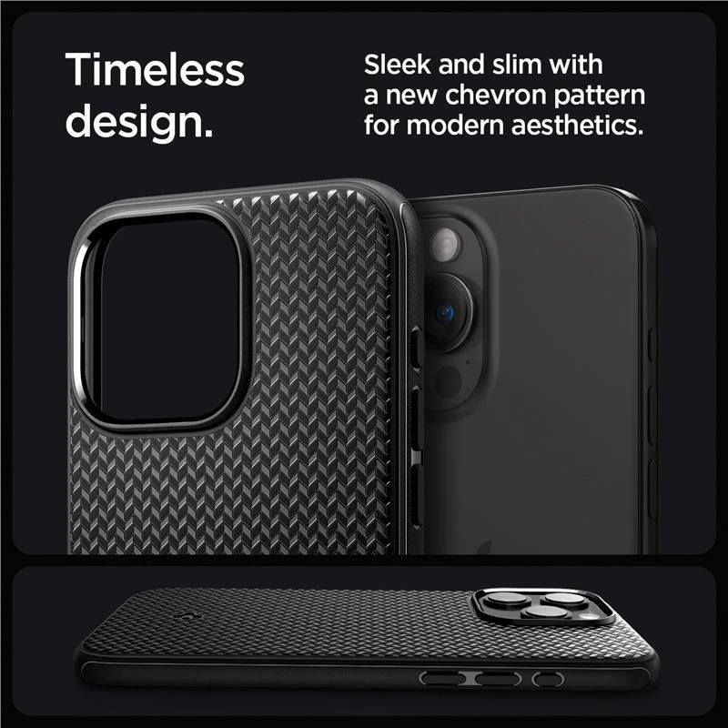 Spigen Mag Armor (MagFit) dėklas skirtas Apple iPhone 15 Pro Max, spalva - Matte Black