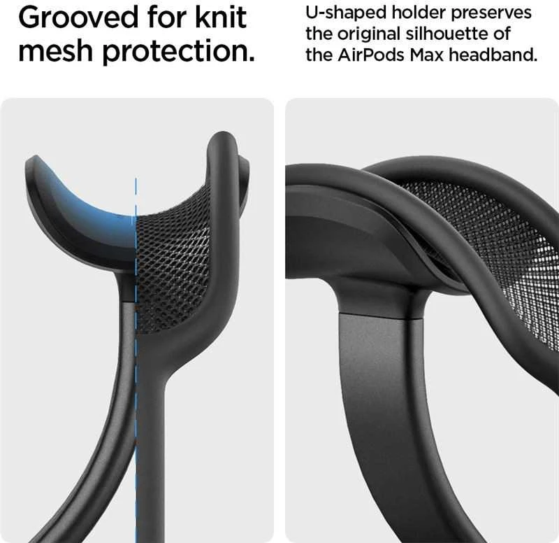 Spigen MagSafe Charger Stand laikiklis AirPods Max ausinėms (juodas)
