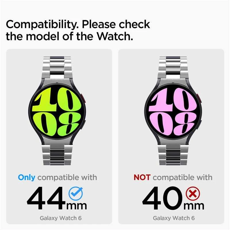 Spigen Modern Fit Apyrankė Samsung Galaxy Watch 6 (44 mm) - sidabrinės spalvos