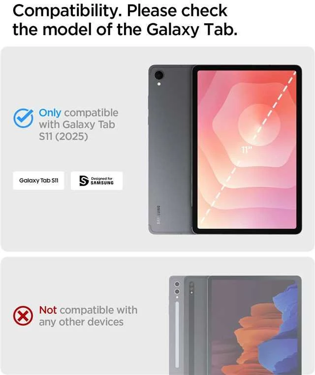 Spigen Nano Pop, blueberry navy - Samsung Galaxy Tab S11 (2025)