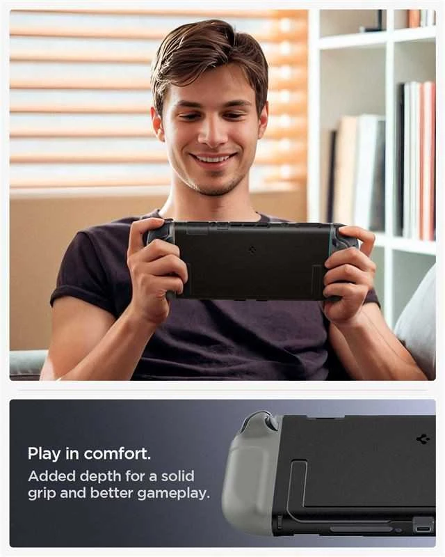 Spigen Nano Pop, juodas sesame - Nintendo Switch 2