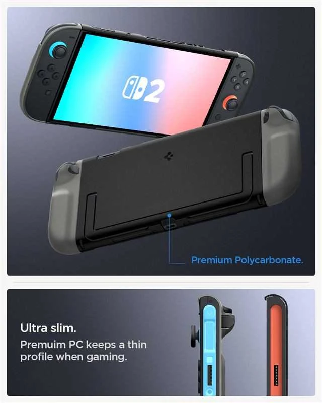 Spigen Nano Pop, juodas sesame - Nintendo Switch 2