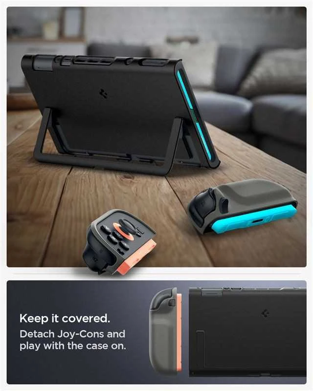Spigen Nano Pop, juodas sesame - Nintendo Switch 2