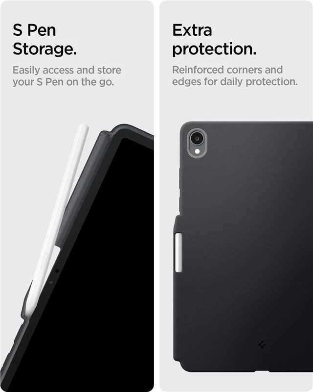 Spigen Nano Pop, juodas sesame - Samsung Galaxy Tab S11 (2025)