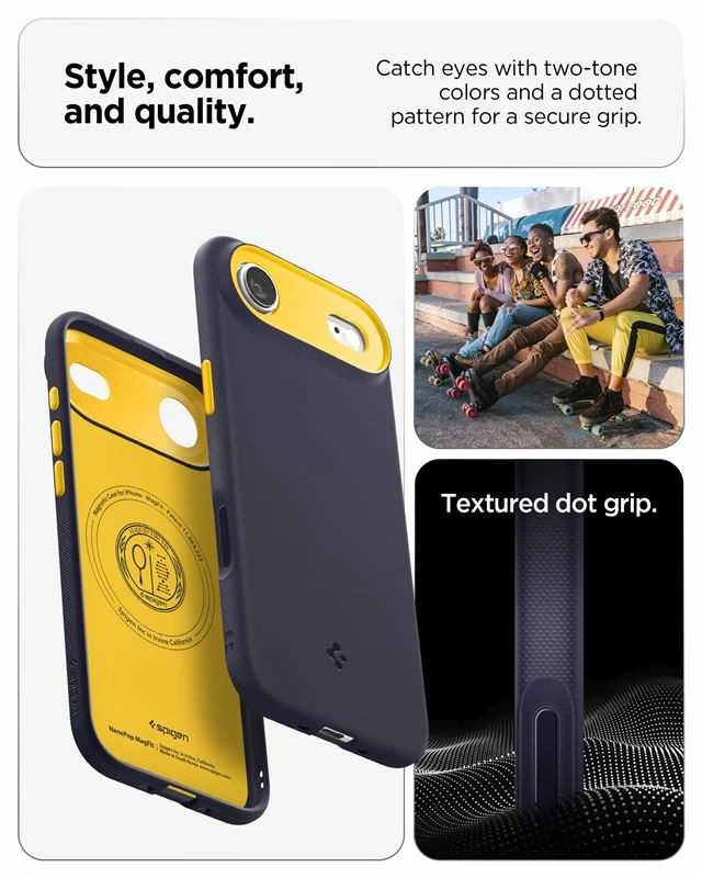 Spigen Nano Pop MagSafe dėklas skirtas Apple iPhone 17 Air – Navy mėlynos spalvos