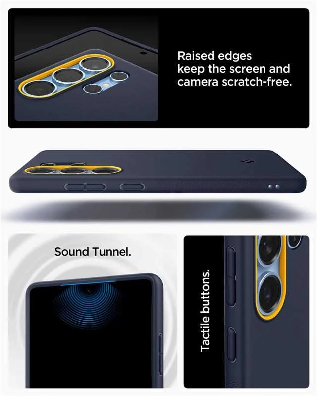 Dėklas Spigen Nano Pop MagSafe, mėlyna (blueberry navy) – Samsung Galaxy S25 Ultra