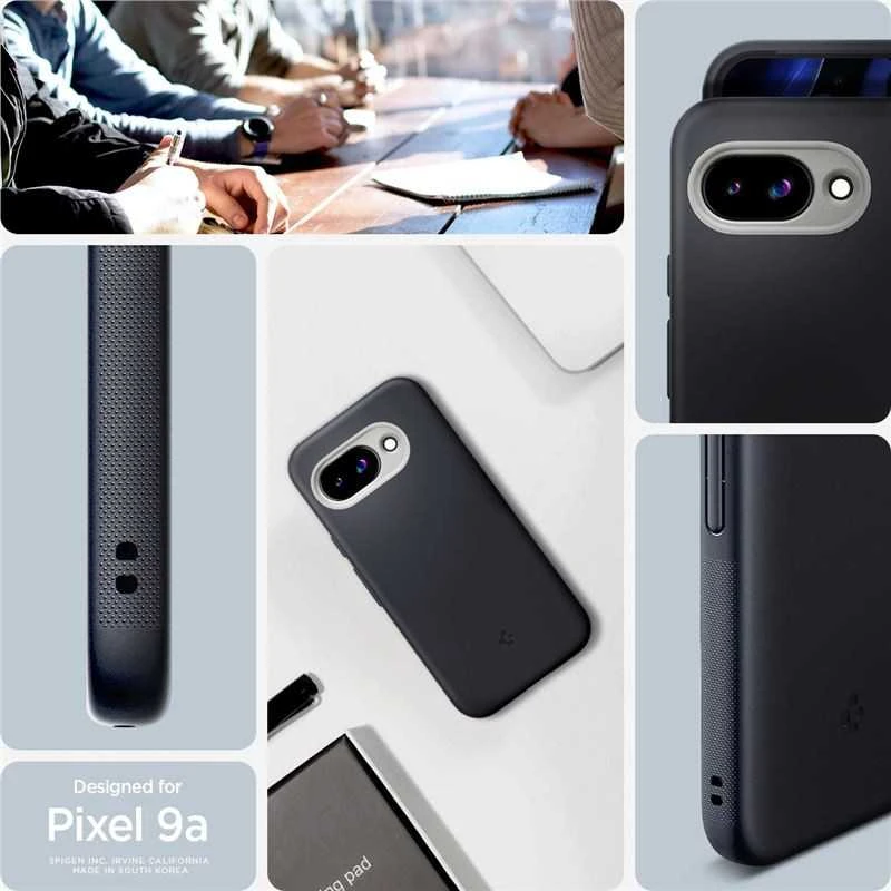 Dėklas Spigen Nano Pop MagSafe, juodas sesame - Google Pixel 9a
