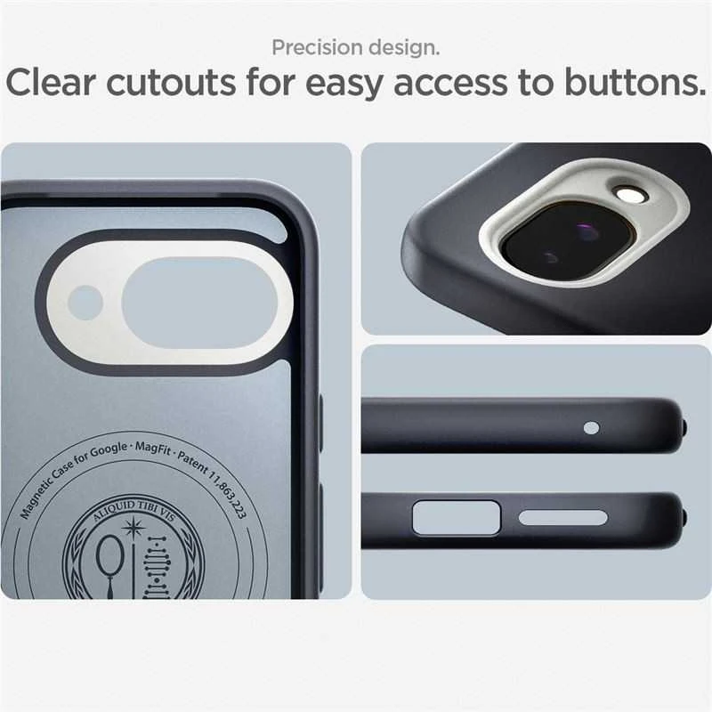Dėklas Spigen Nano Pop MagSafe, juodas sesame - Google Pixel 9a