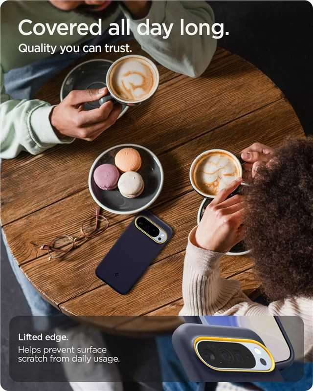 „Spigen Nano Pop Mag MagSafe“ dėklas, skirtas „Google Pixel 10 Pro XL“ – tamsiai mėlynas Mėlyna