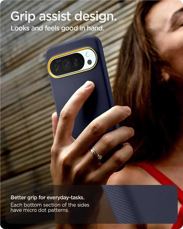 „Spigen Nano Pop Mag MagSafe“ dėklas, skirtas „Google Pixel 10 Pro XL“ – tamsiai mėlynas Mėlyna