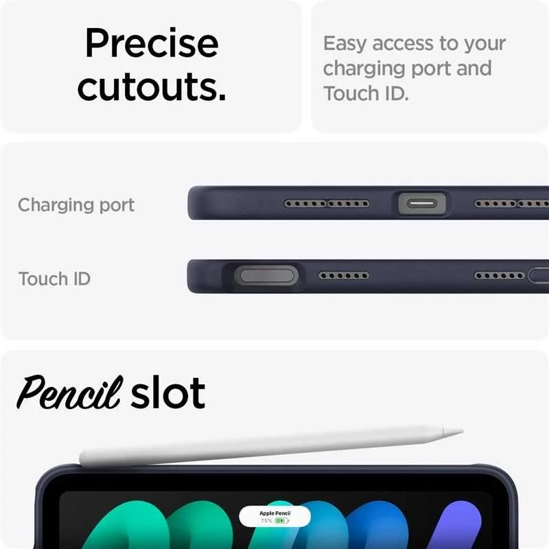 Spigen Nano Pop, mėlynių tamsiai mėlynas - iPad mini 2024/6