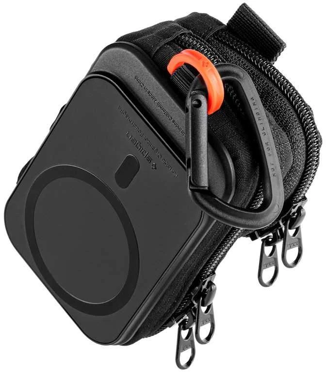 Spigen nešiojamas dėklas-organizeris SnapZip MagSafe, juodas