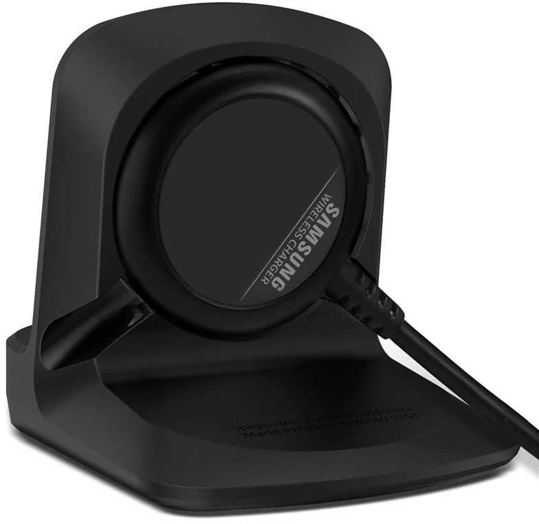 Naktinis įkrovimo stovas Spigen S353, skirtas Samsung Galaxy 5/5 Pro, Juodos spalvos