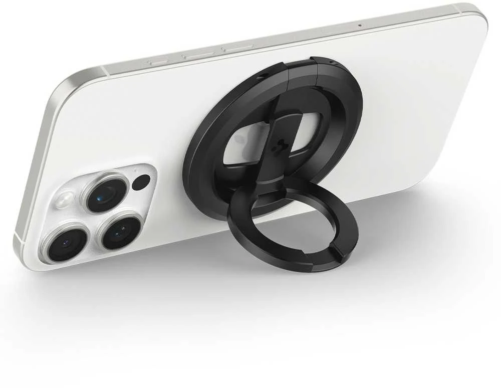Spigen O-Mag magnetinis telefono laikiklis su reguliuojamu stovu