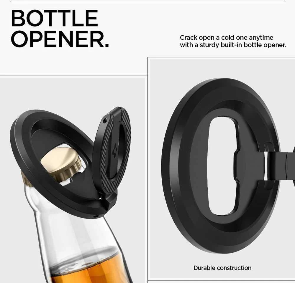 Spigen O-Mag magnetinis telefono laikiklis su reguliuojamu stovu
