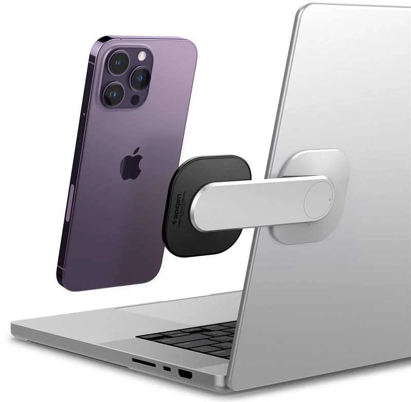 Spigen OneTap Monitorius/Nešiojamas kompiuteris Mount S312, sidabrinis