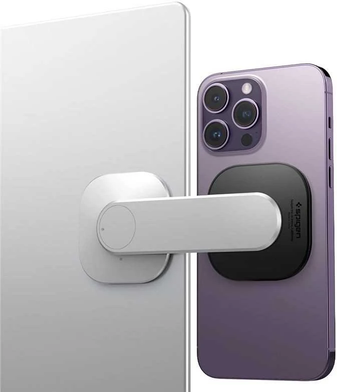 Spigen OneTap Monitorius/Nešiojamas kompiuteris Mount S312, sidabrinis