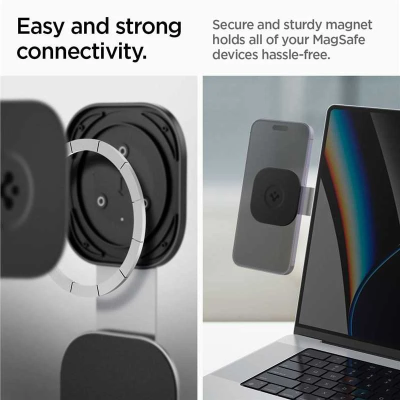 Spigen OneTap Monitorius/Nešiojamas kompiuteris Mount S312, sidabrinis