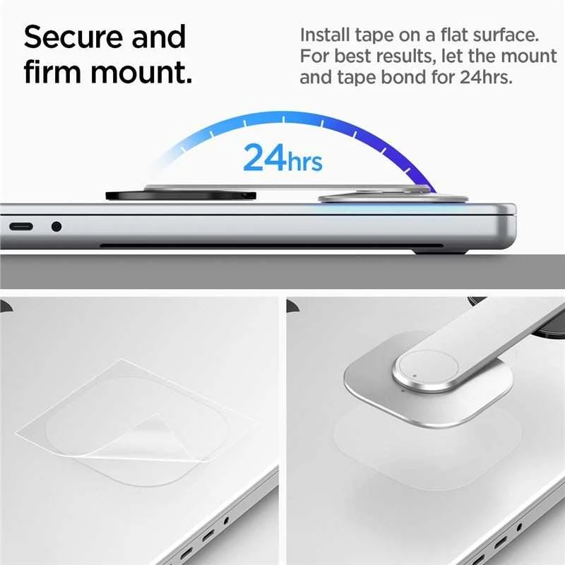 Spigen OneTap Monitorius/Nešiojamas kompiuteris Mount S312, sidabrinis