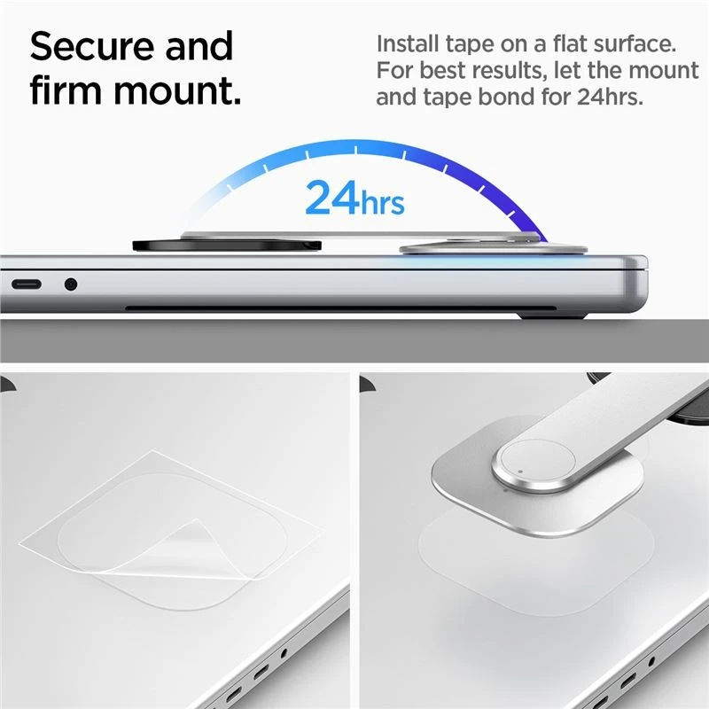 Spigen OneTap laikiklis monitoriui / nešiojamajam kompiuteriui S312, sidabrinis