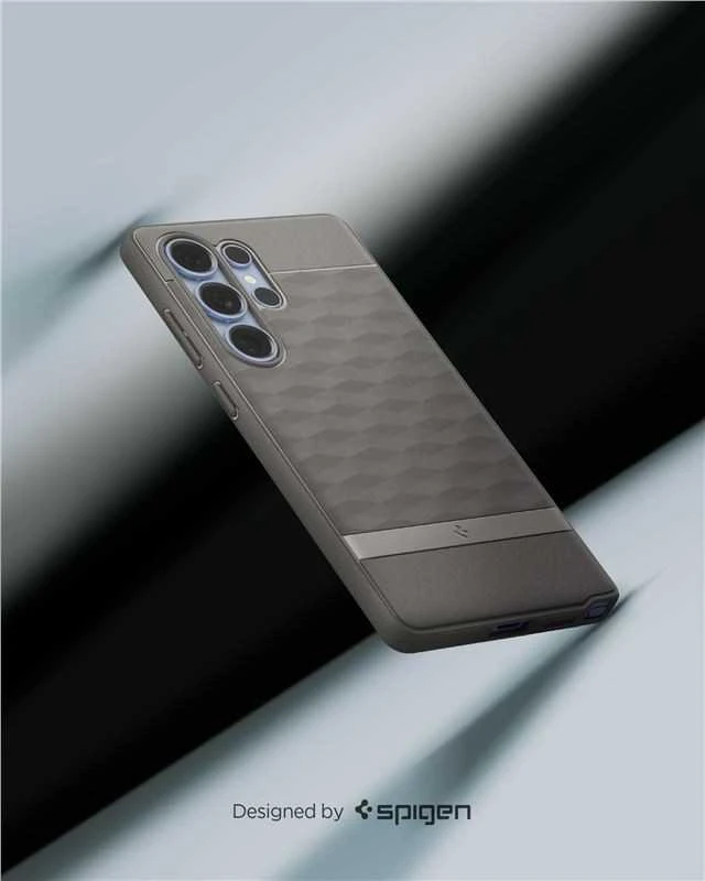 Spigen Caseology Parallax Mag MagSafe Samsung Galaxy S25 Ultra – dėklas telefonui pilkos spalvos