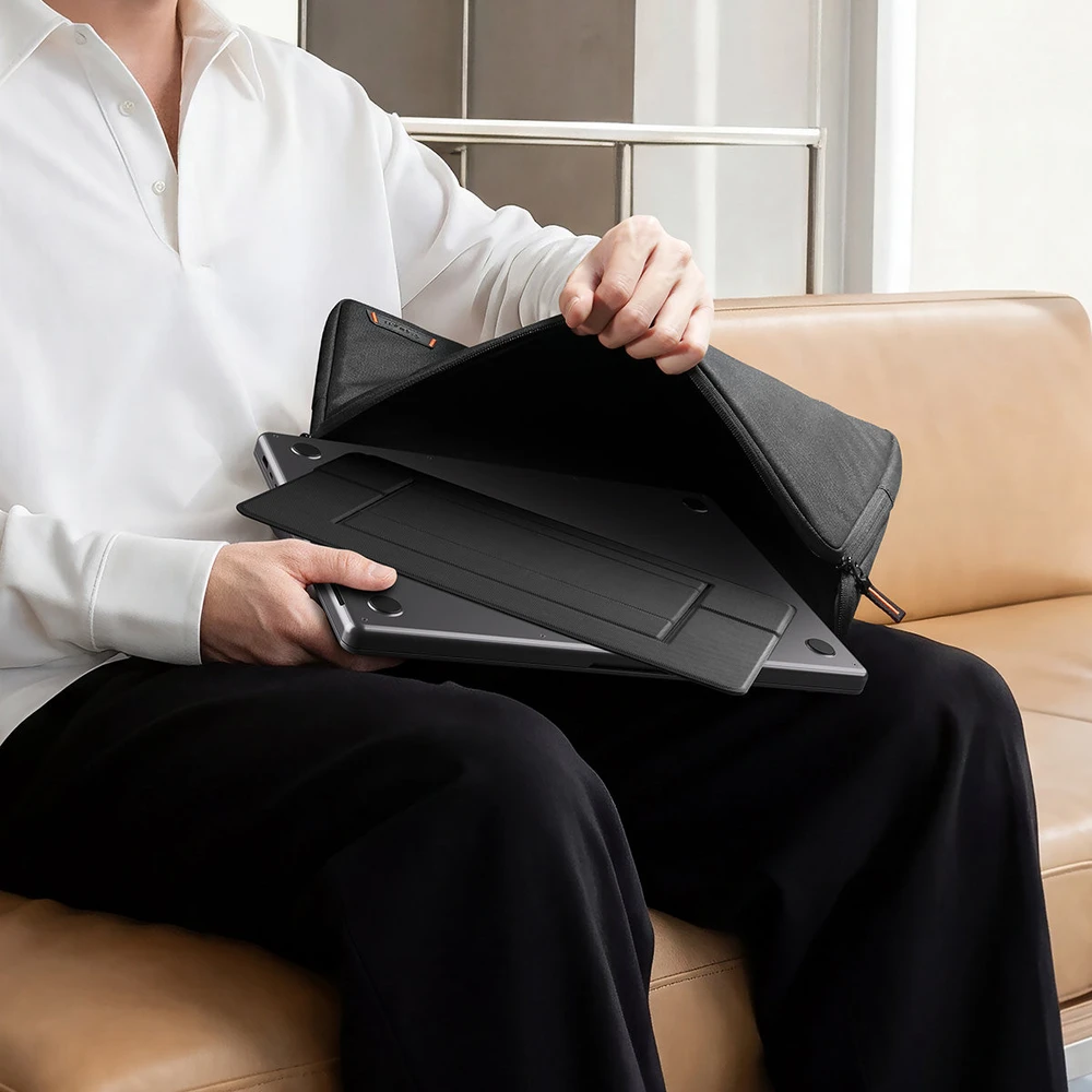 Spigen Slim Fold Nešiojamas kompiuteris Stand LD201-S7, juodas