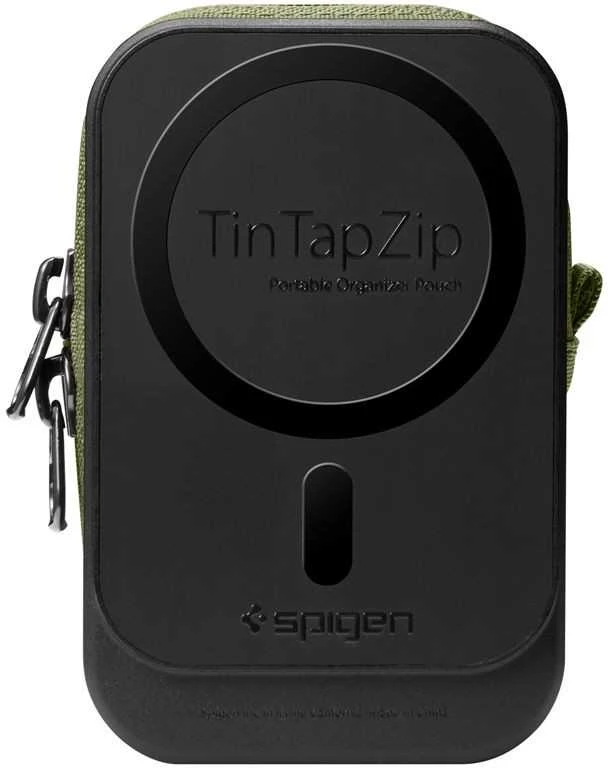 Spigen Portable Organizer Pouch TintapZip MagSafe, olive žalias