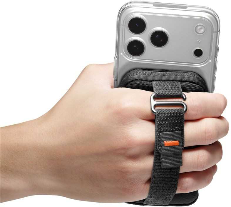 Dėklas Spigen Portable Organizer Pouch TintapZip MagSafe, juodos spalvos