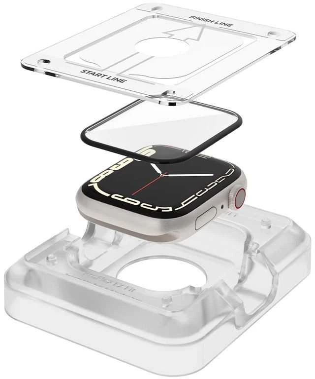 Apsauginis ekrano stiklas išmaniojo laikrodžio Apple Watch 7, 41mm, 2vnt.