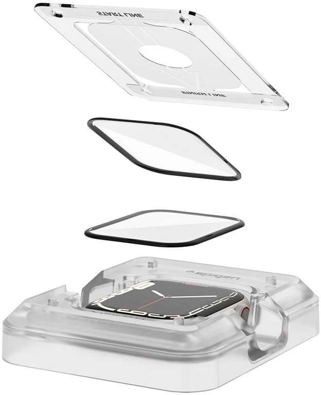 Apsauginis ekrano stiklas išmaniojo laikrodžio Apple Watch 7, 41mm, 2vnt.