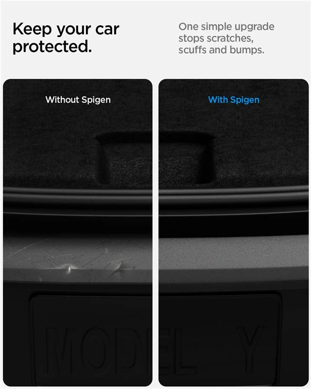 Spigen Galinio bamperio apsauga TG200-YJ, matinė juoda - Tesla Model Y(Juniper)