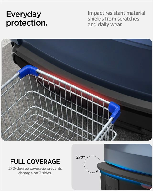 Spigen Galinio bamperio apsauga TG200-YJ, matinė juoda - Tesla Model Y(Juniper)