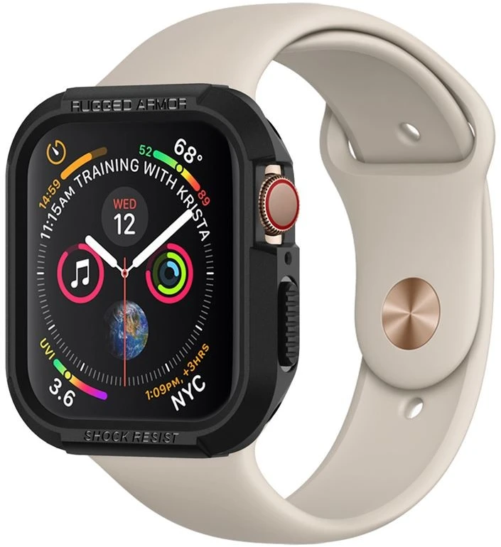 Išmaniojo laikrodžio Apple 4 ekrano rėmelis, Juodos spalvos, 40mm