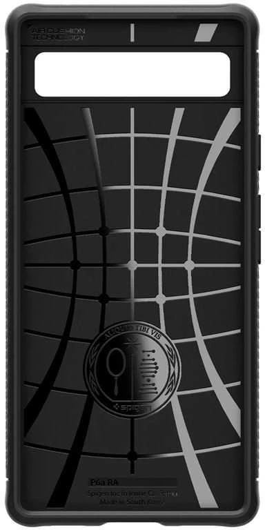 Dėklas Spigen Rugged Armor, juodas - Google Pixel 6a