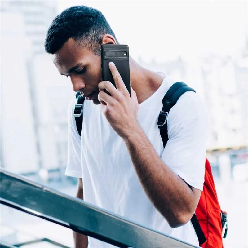 Dėklas Spigen Rugged Armor, juodas - Google Pixel 7 Pro