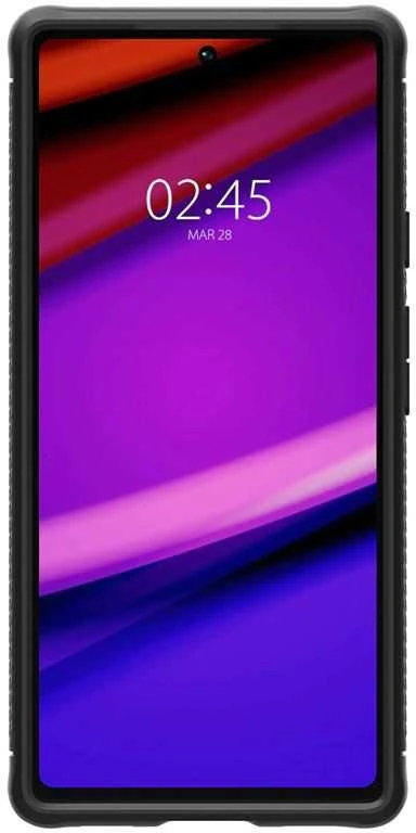 Dėklas Spigen Rugged Armor, juodas - Google Pixel 6a