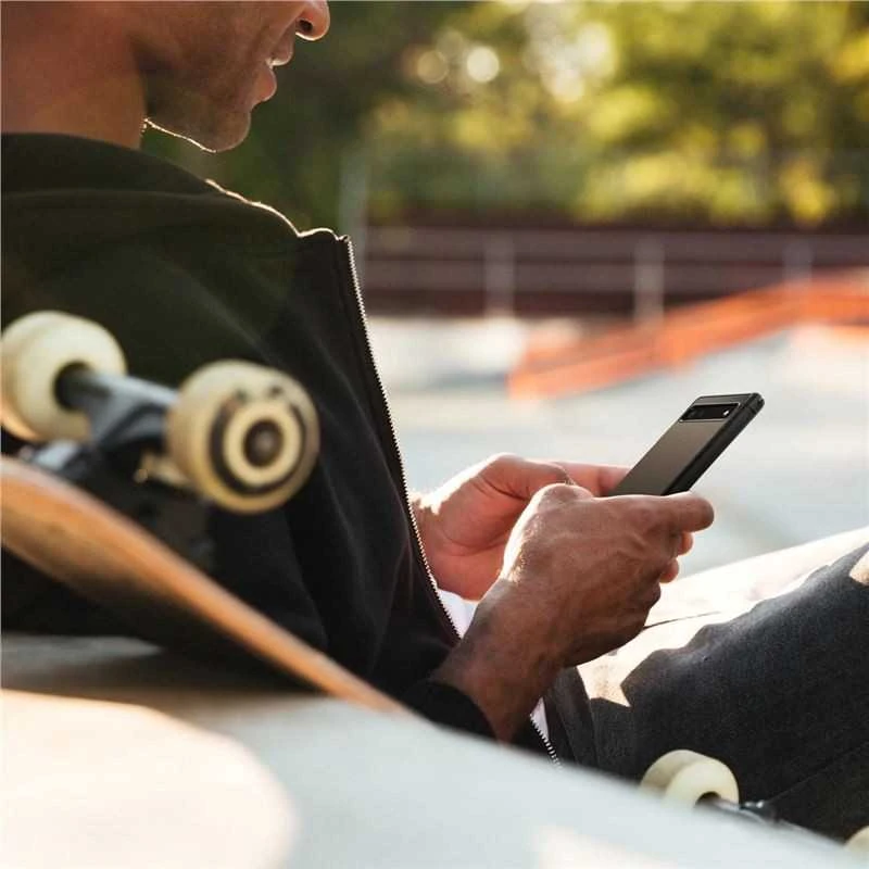 Dėklas Spigen Rugged Armor, juodas - Google Pixel 6a