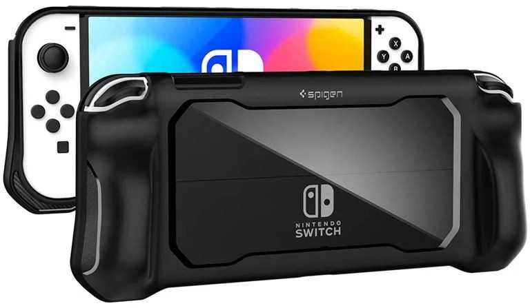 Spigen Rugged Armor, juodos spalvos – Nintendo Switch OLED
