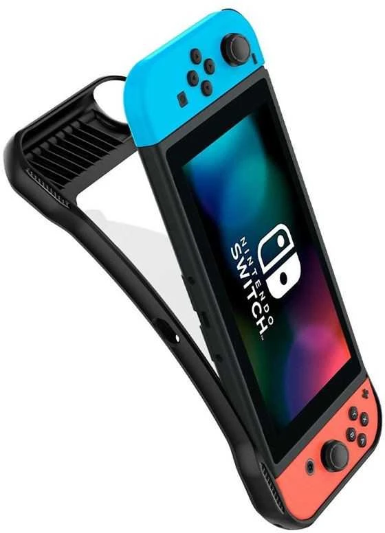 „Spigen Rugged Armor“, juodas – „Nintendo Switch“