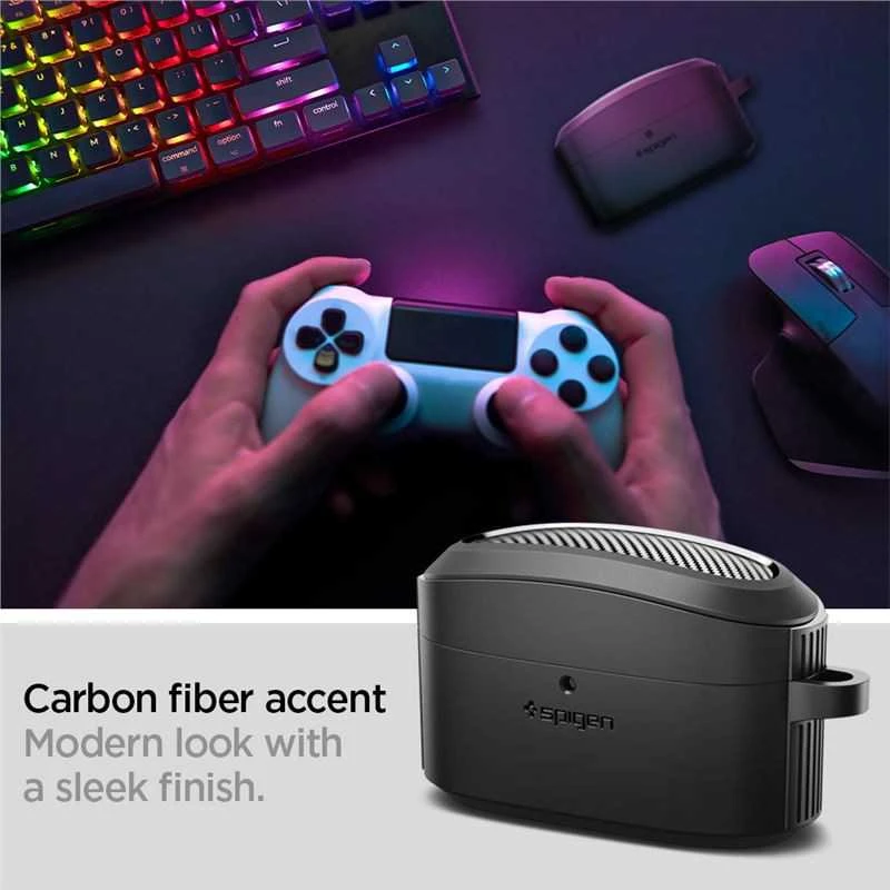 Spigen Rugged Armor, juoda - Sony WF-1000XM5