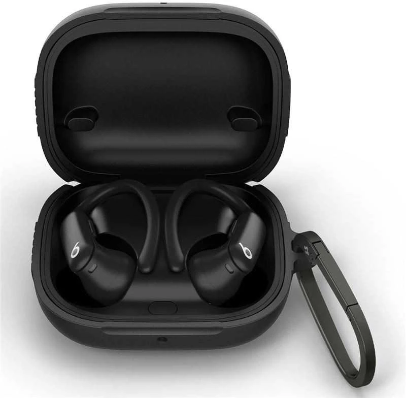 Spigen „Rugged Armor“, matinės juodos spalvos – „Apple Powerbeats Pro 2“