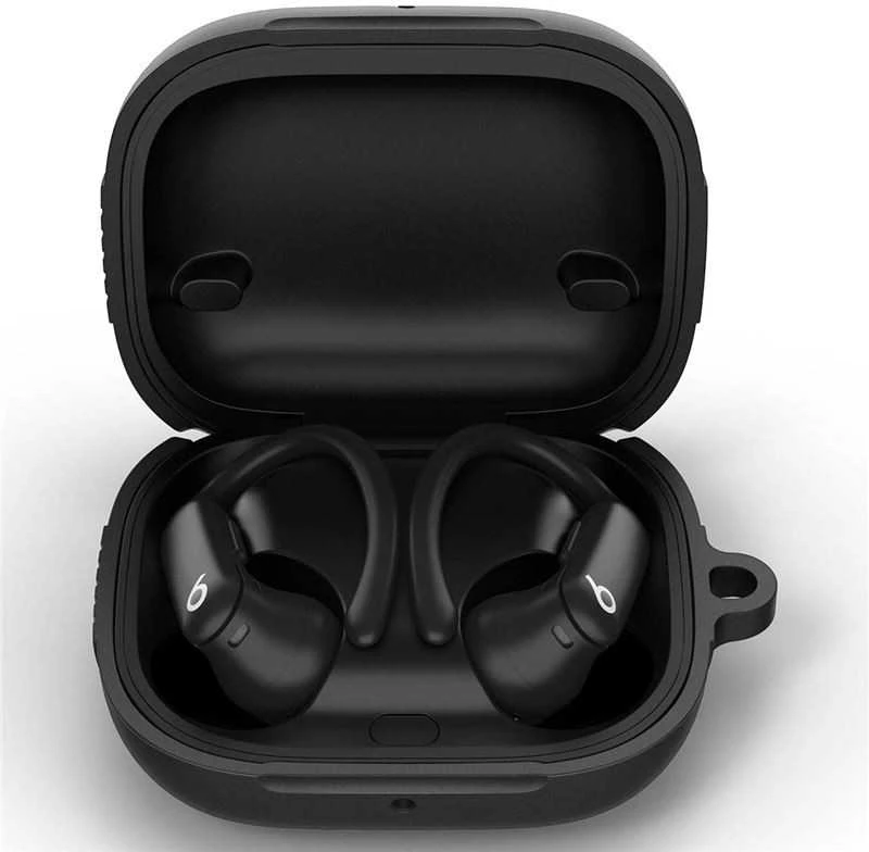 Spigen „Rugged Armor“, matinės juodos spalvos – „Apple Powerbeats Pro 2“