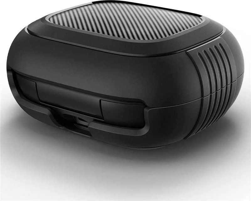 Spigen „Rugged Armor“, matinės juodos spalvos – „Apple Powerbeats Pro 2“