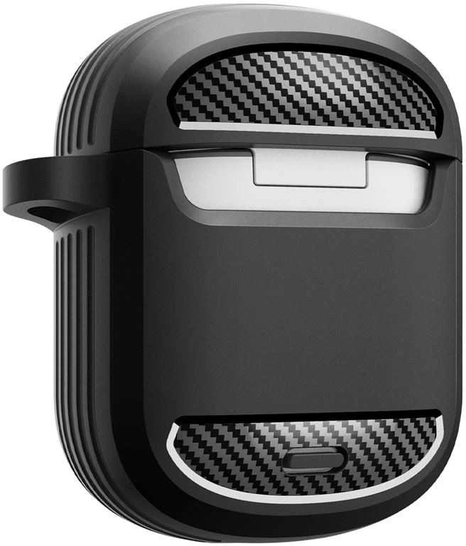 Spigen Rugged Armor apsauginis dėklas, skirtas Google Pixel Buds Pro 2, juodos spalvos