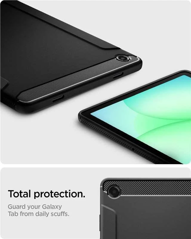 Spigen Rugged Armor do Galaxy Tab A11+ PLUS 11.0 X230 / X235 / X236 juoda