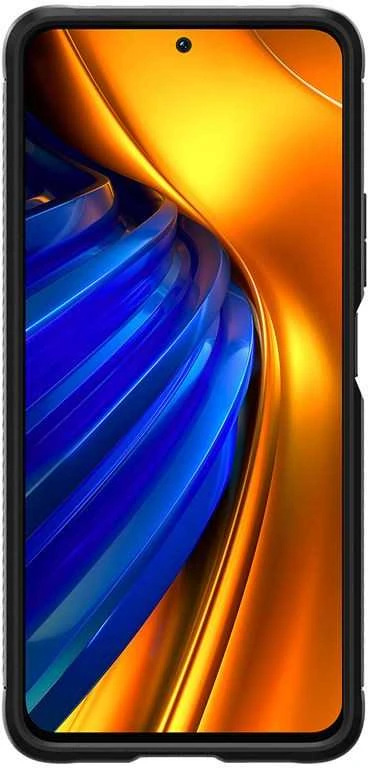 Dėklas Spigen Rugged Armor, matte juodas - Xiaomi POCO F4/Redmi K40S