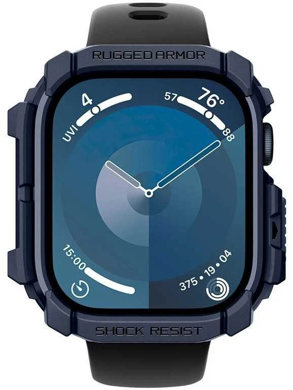 „Spigen Rugged Armor“ „Apple Watch 10“ 46 mm – tamsiai mėlynas Mėlyna