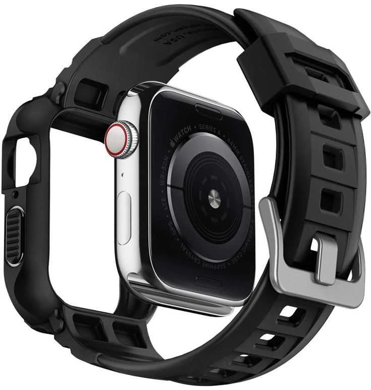 Išmaniojo laikrodžio Apple 4 dirželis, Juodos spalvos, 44mm