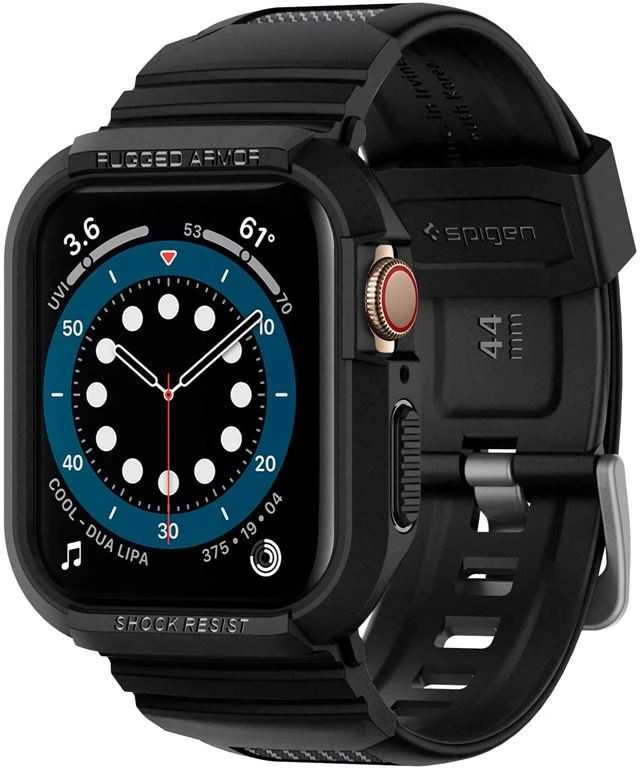 Išmaniojo laikrodžio Apple 4 dirželis, Juodos spalvos, 44mm