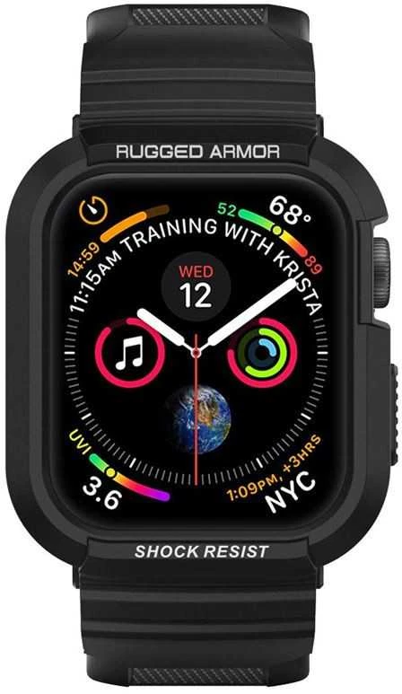 Išmaniojo laikrodžio Apple 4 dirželis, Juodos spalvos, 44mm